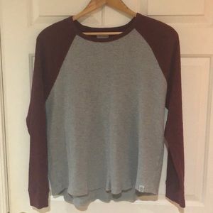 Men’s Lucky baseball thermal tee, Large